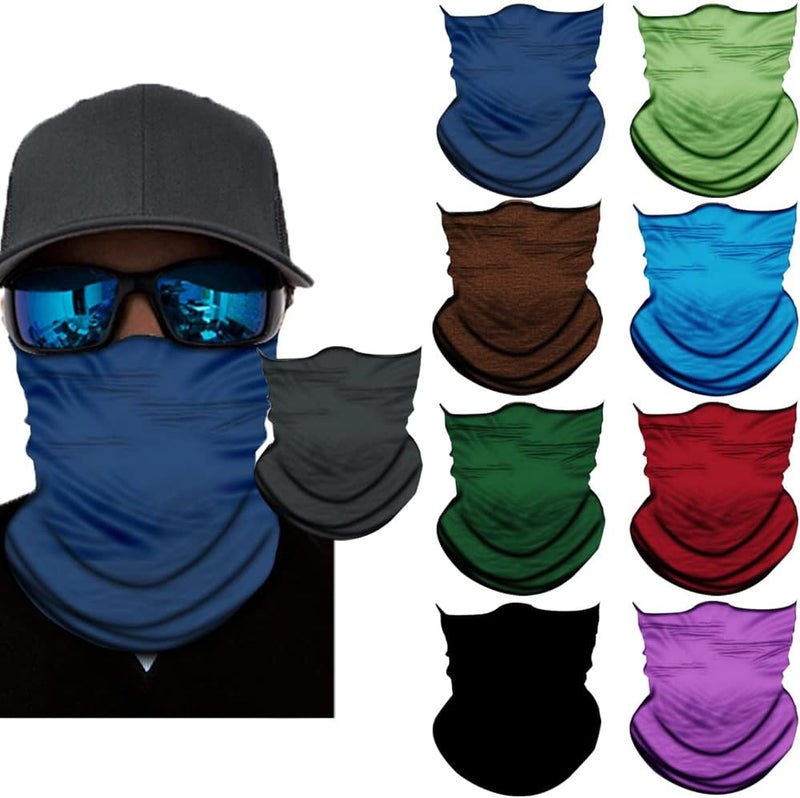 SIDAZON Neck Gaiter Mask,Bandana Gator Face Cover Mask Sun UV Protection,Neck Warmer Balaclava,Tube Face Scarf,Headband for Outdoor - Image 1